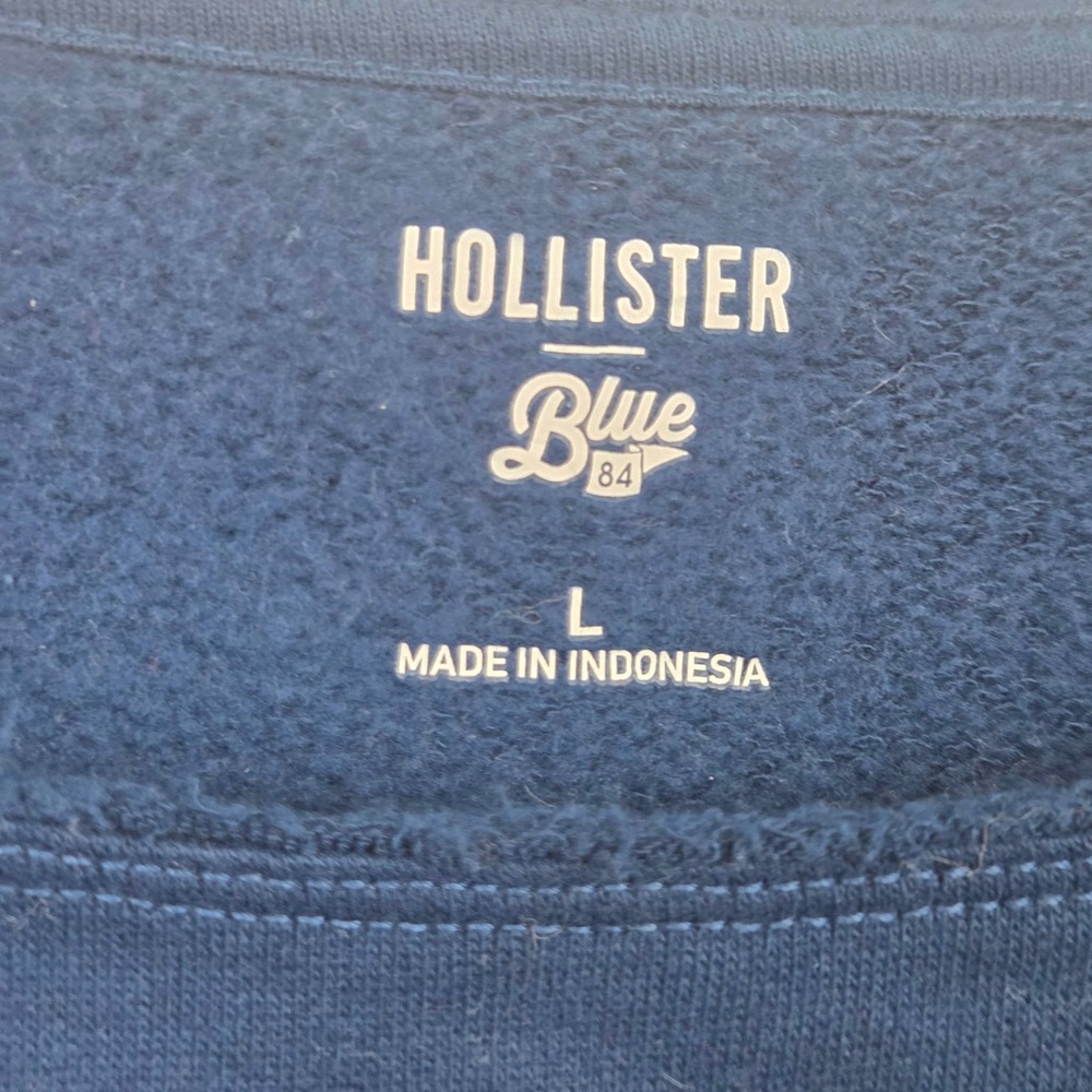 Hollister Oversized Notre Dame University Sweatshirt Off The Shoulder Womens L - Picture 6 of 11
